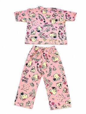 🎀 Hello Kitty 40th Anniversary Pink Pajama Set Tagless Kawaii